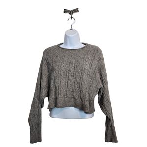 🔴 3/$30 Dreamers by Debut Cropped Sweater Soft Stretchy Cozy Holiday Capsule M